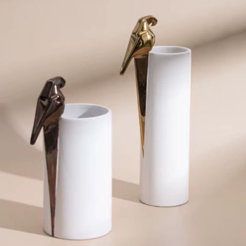 Vasos em cerâmica Bird - 02 Tamanhos