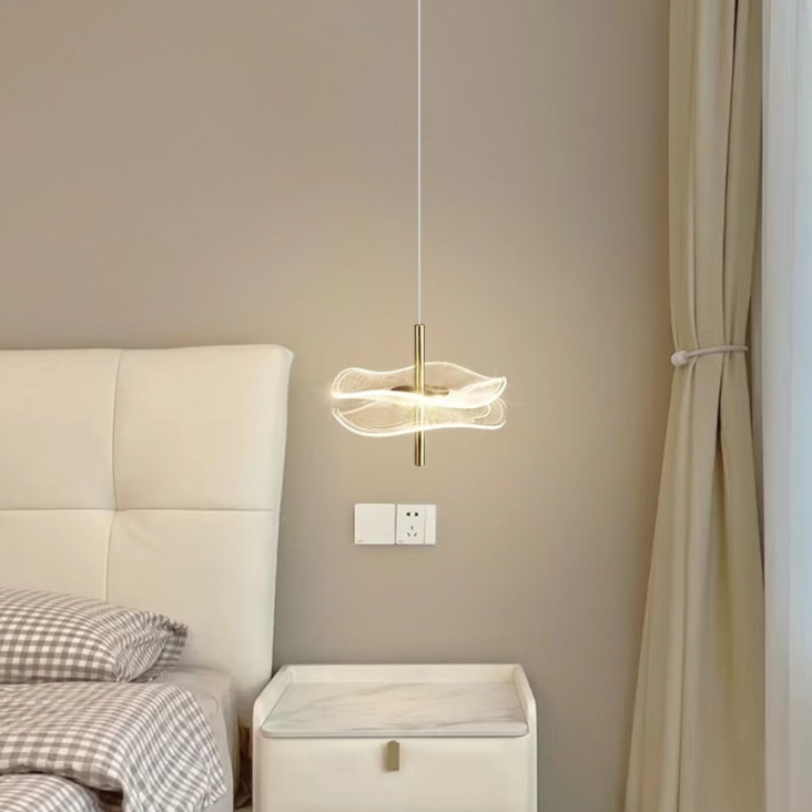 Pendentes Lotus - em metal e led acrílico