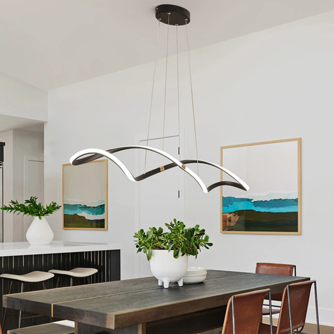 Lustre dimerizáve Veneza - em alumínio cromado