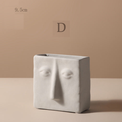 Linha de Vasos Face - Em Cerâmica artesanal orgânica