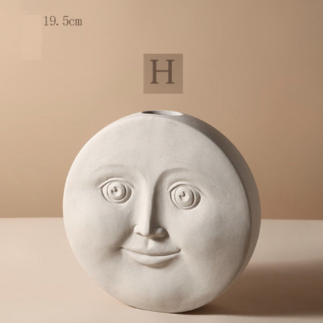 Linha de Vasos Face - Em Cerâmica artesanal orgânica