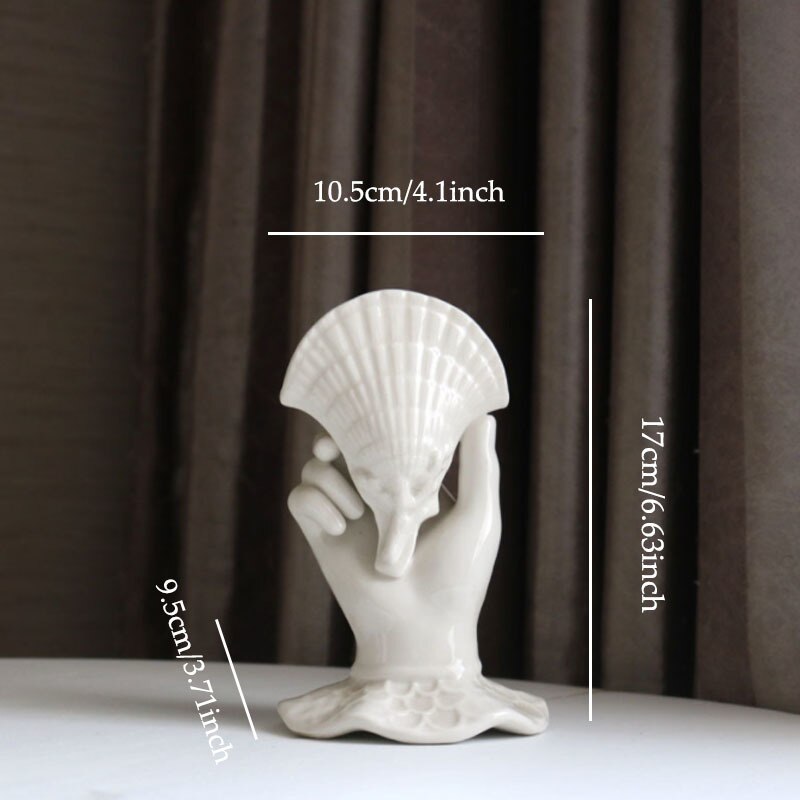 Vaso escultura Odisséia - cerâmica esmaltada