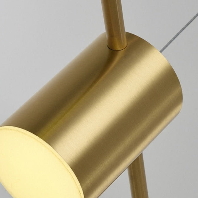 Lustre dimerizável em led Office - design moderno