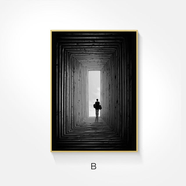 Telas em perspectiva Arquitetura Europeia - impressão 3d em canvas