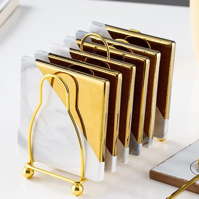 Coasters Mármore - Jogo 6pcs