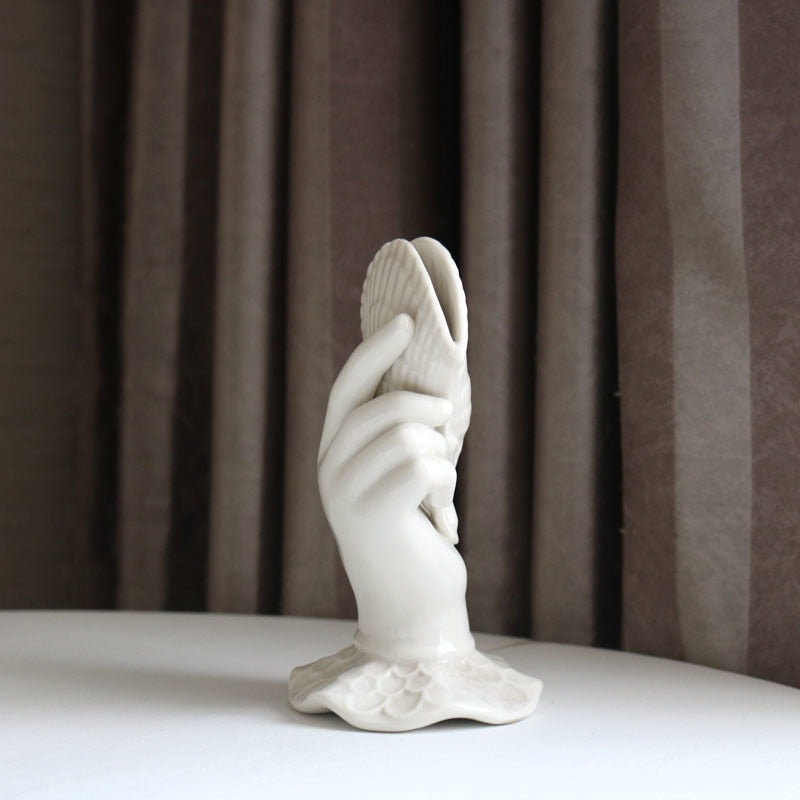 Vaso escultura Odisséia - cerâmica esmaltada