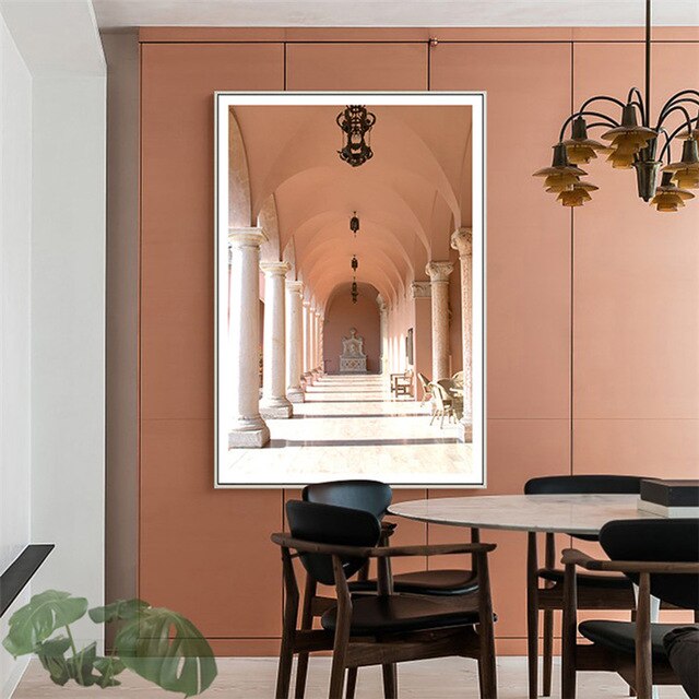 Telas em perspectiva Arquitetura Europeia - impressão 3d em canvas