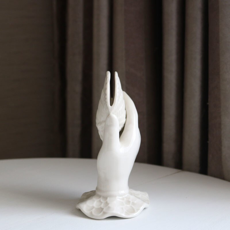 Vaso escultura Odisséia - cerâmica esmaltada