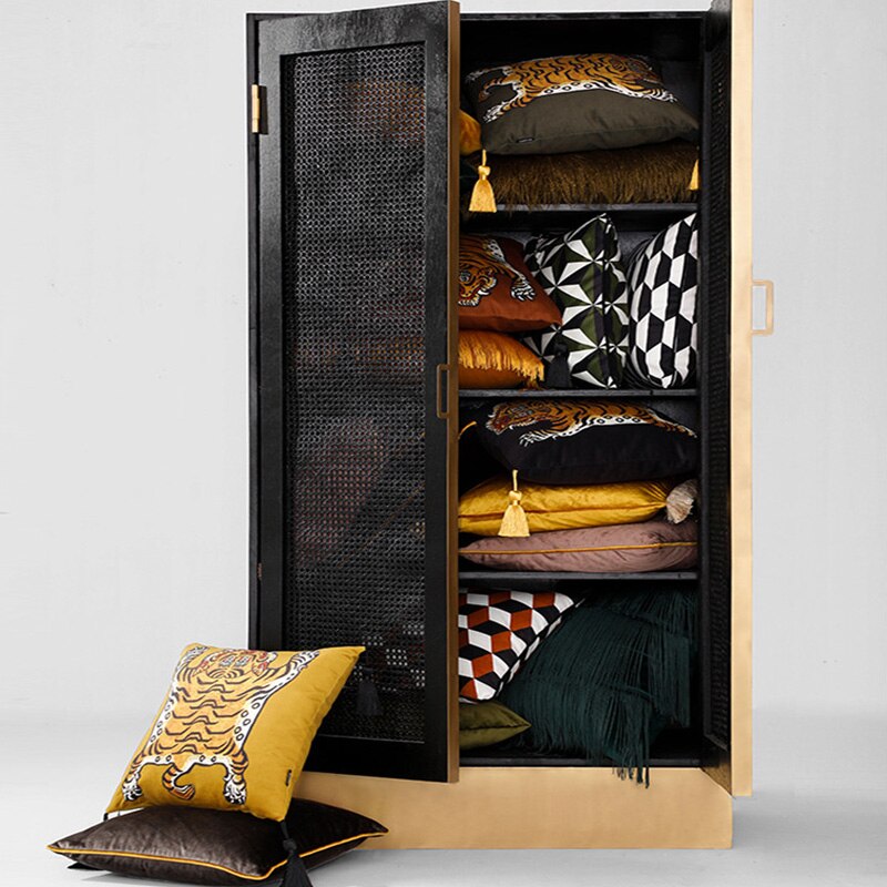 Capa para almofada Tigre Tibetano Luxo - 04 Cores