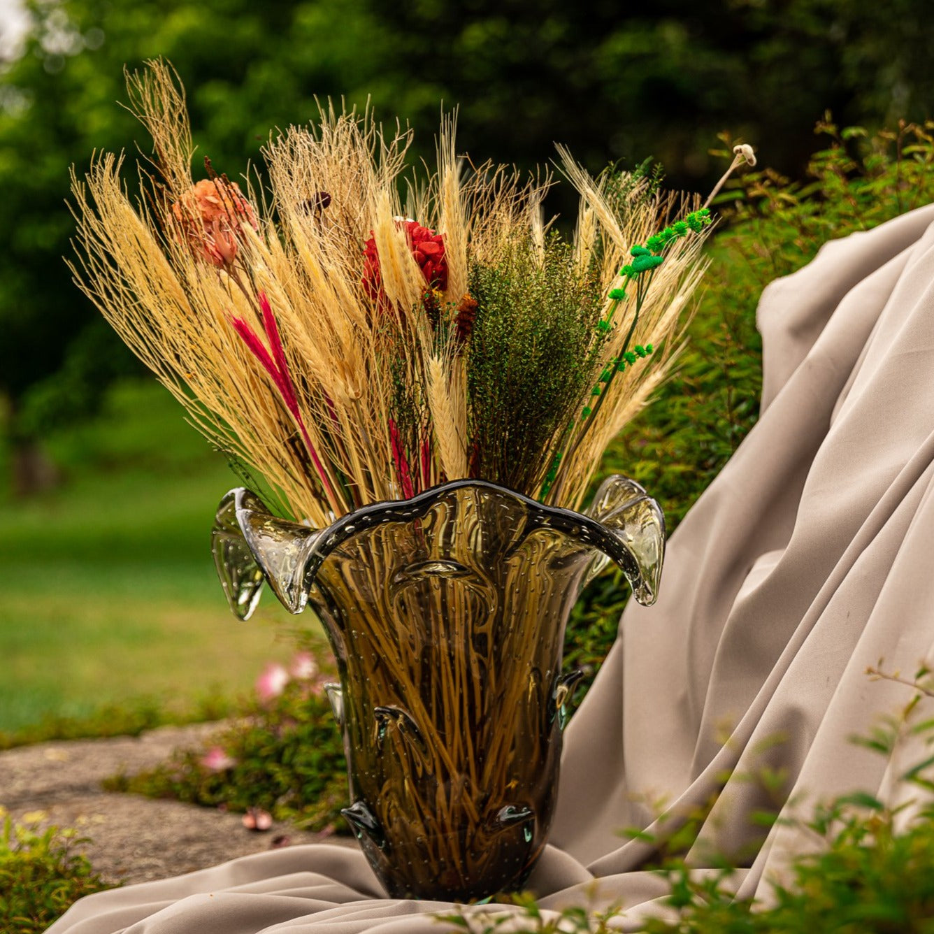 Vaso em Murano Shadow - Tamanho G(40cm)