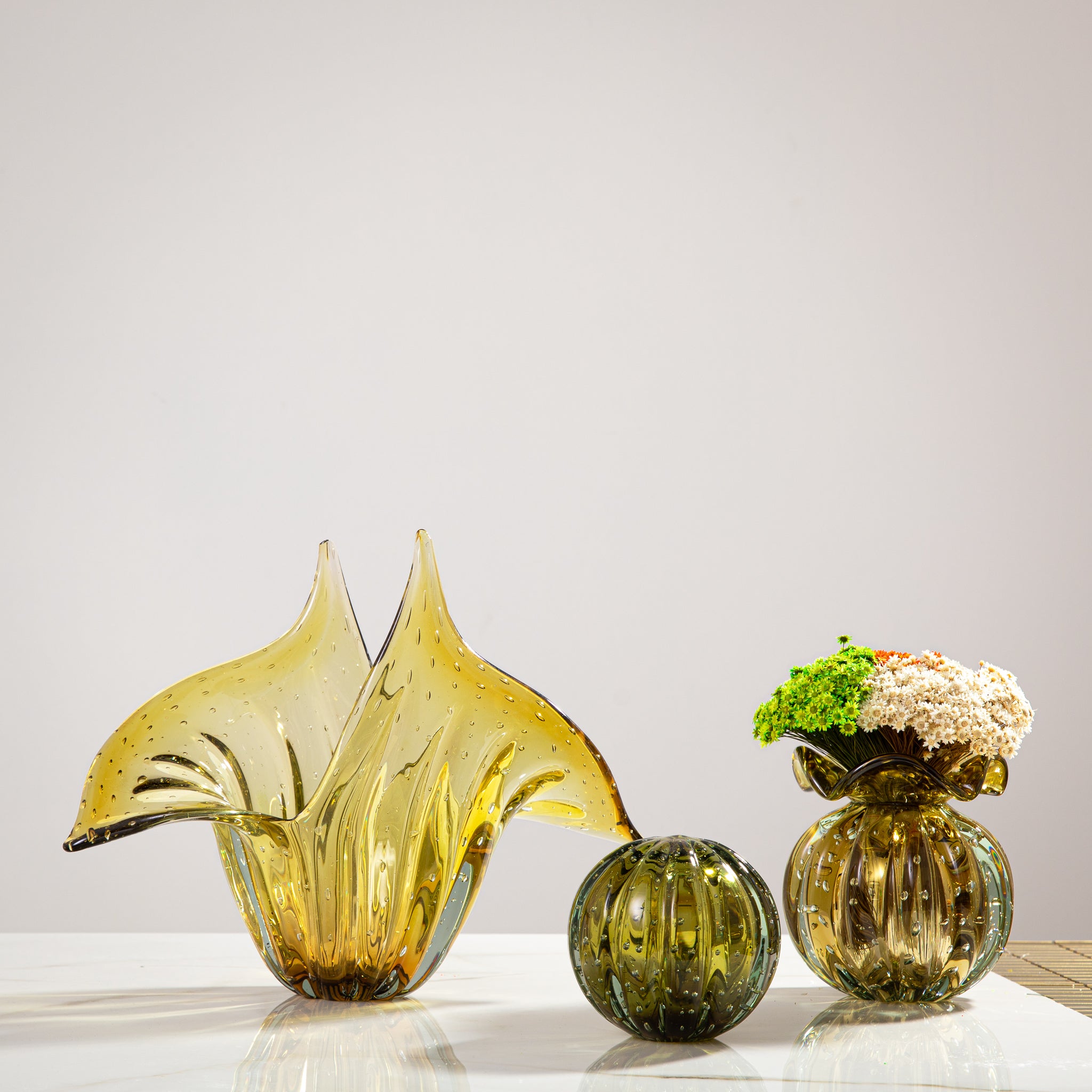 Bola de decoração em Murano - 02 Cores