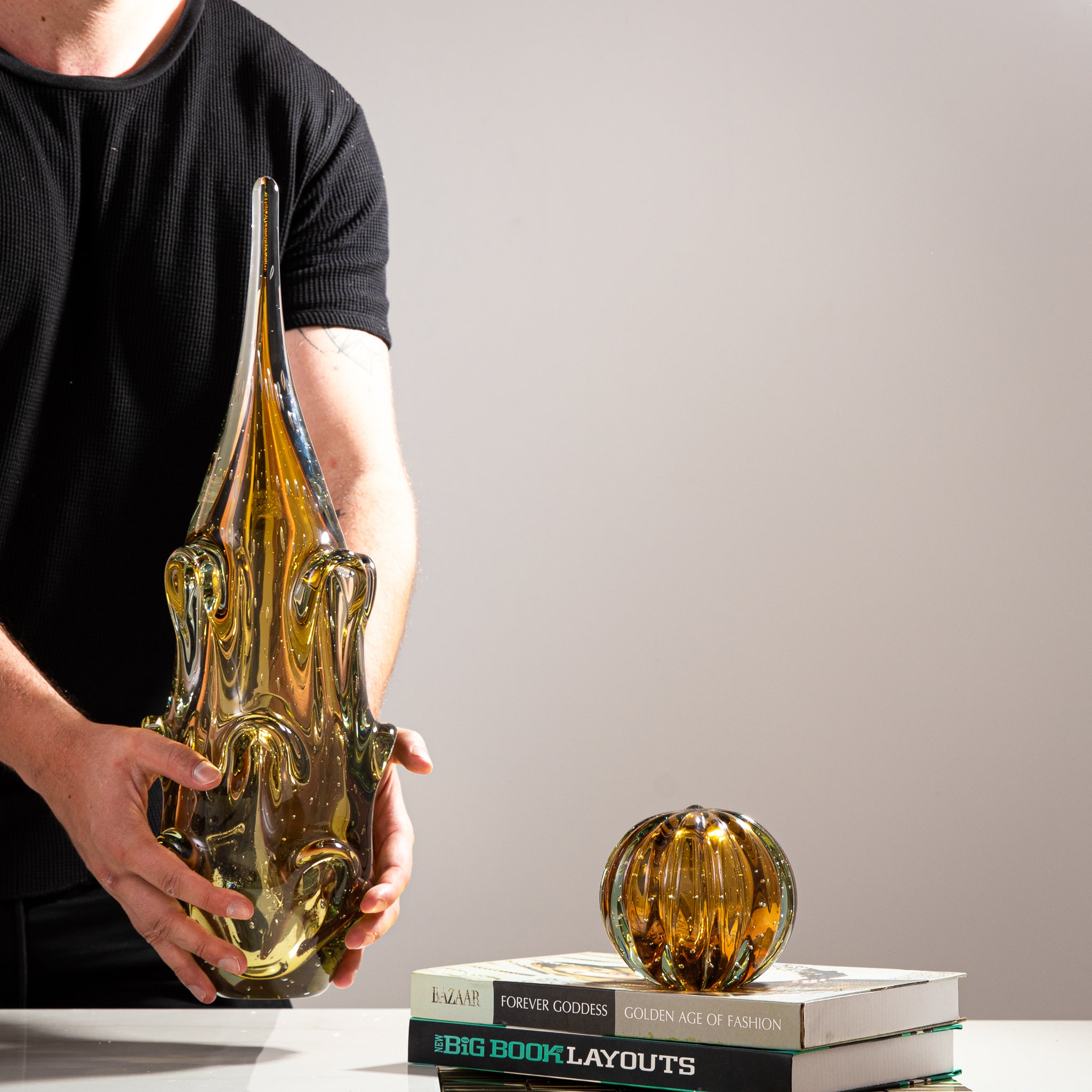 Adorno em Murano Roma - Tamanho G(40cm)