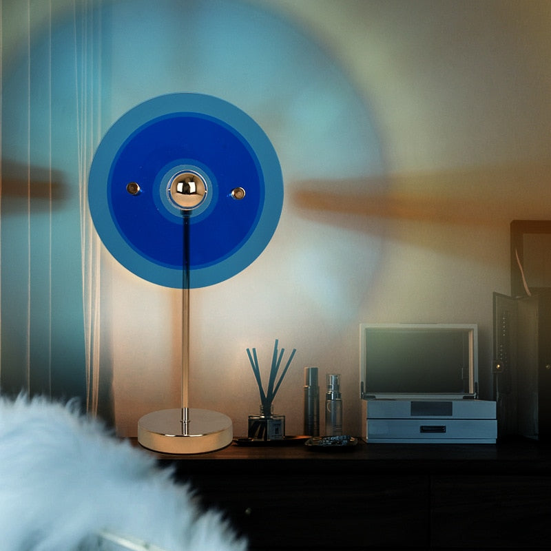 Luminária de mesa Atmosphere - cúpula com led projetor