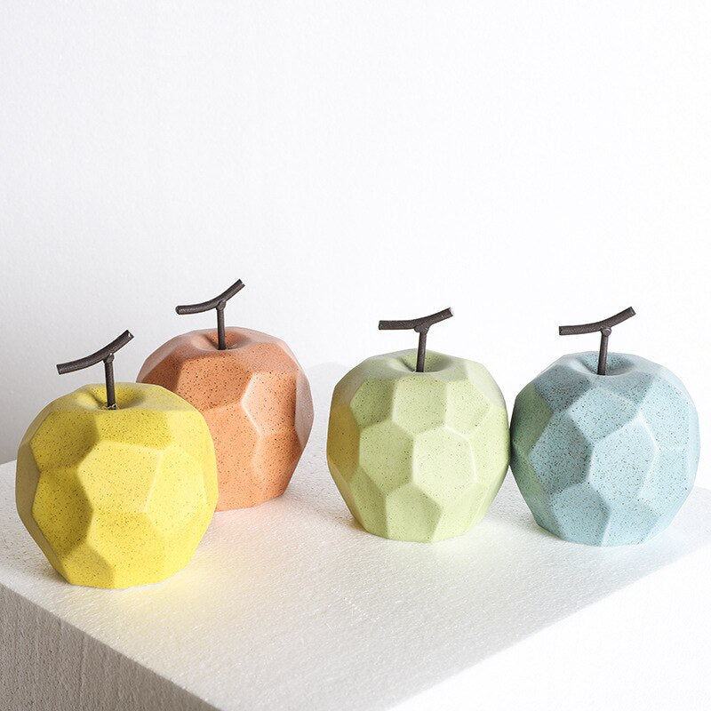 Frutas decorativas linha Nórdic - em cerâmica