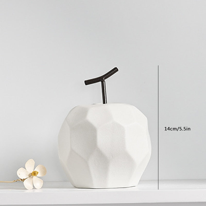 Frutas decorativas linha Nórdic - em cerâmica