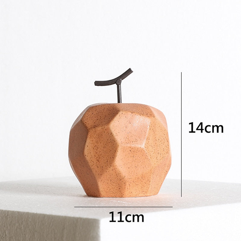 Frutas decorativas linha Nórdic - em cerâmica