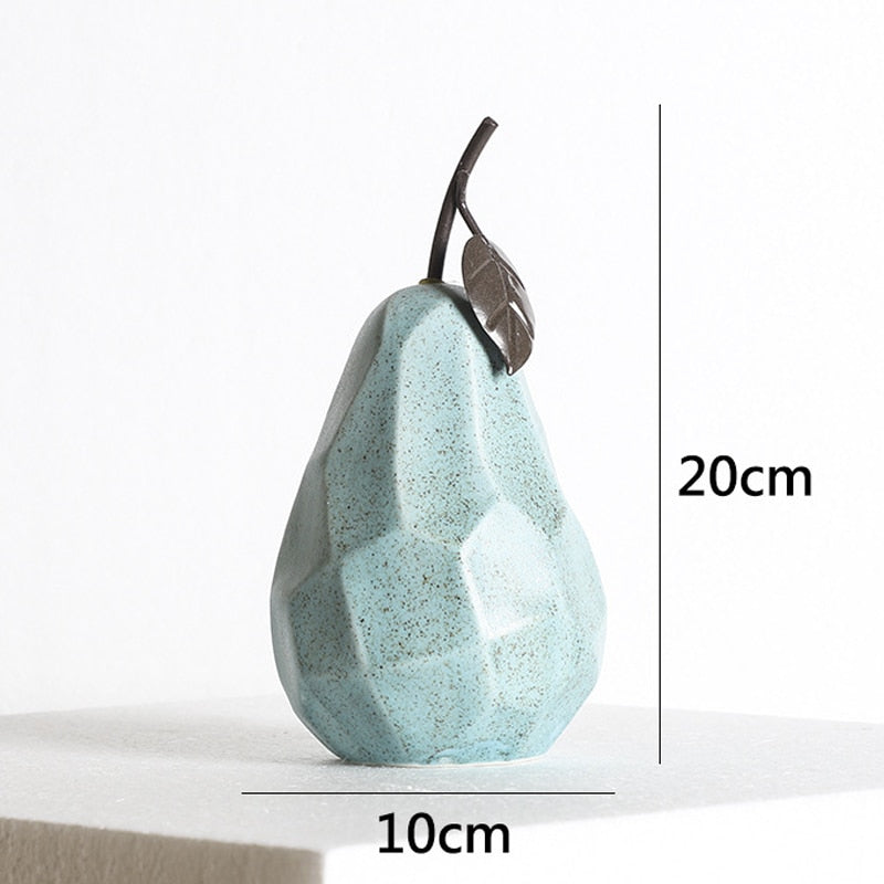 Frutas decorativas linha Nórdic - em cerâmica