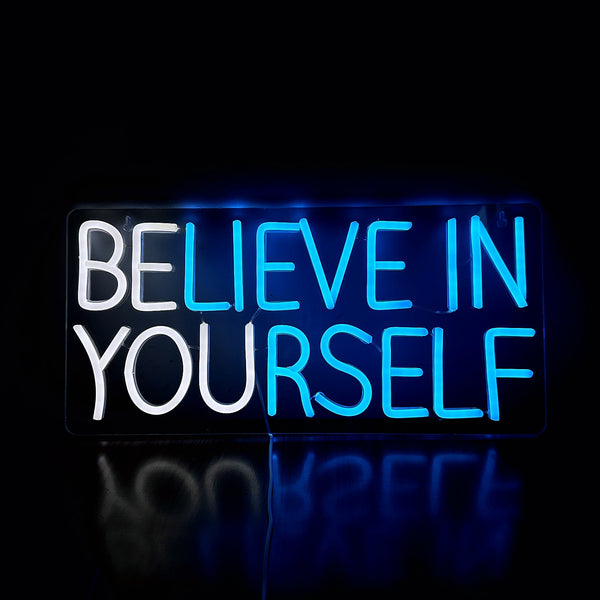 Neon Believe in Yourself - 43cmx20cm