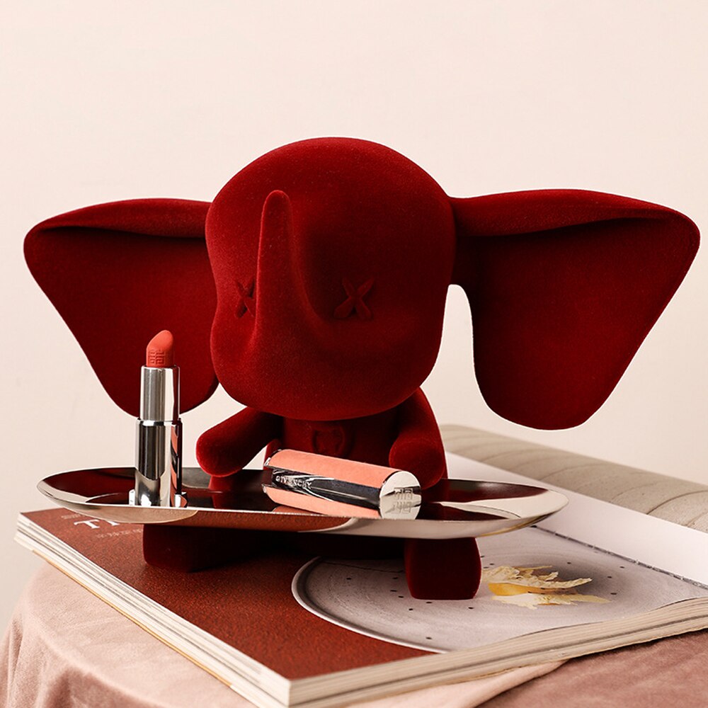 Porta objetos Dumbo - revestimento em veludo