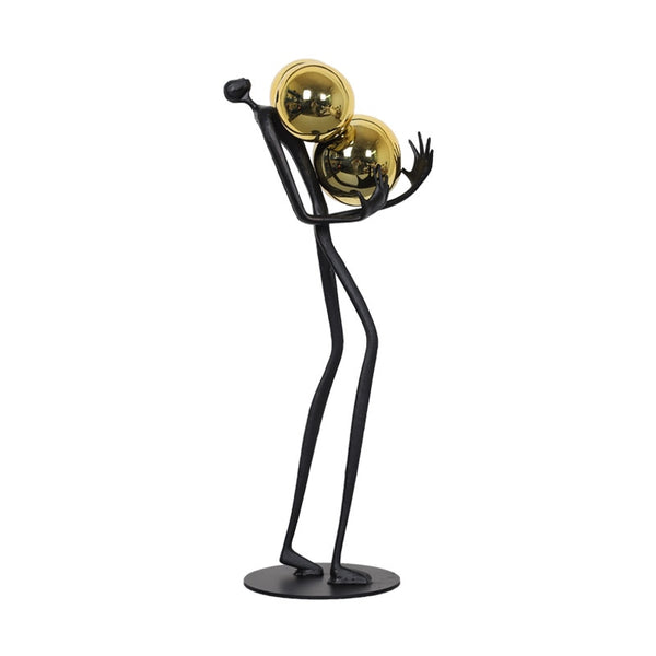 Escultura em metal Mondo - design contemporâneo