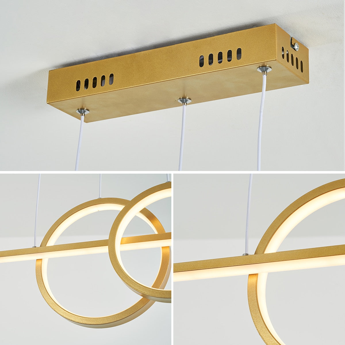 Lustre em led dimerizável Urban - design moderno