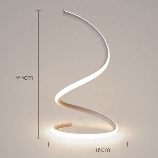 Luminária de mesa em led Curvas - 03 Cores