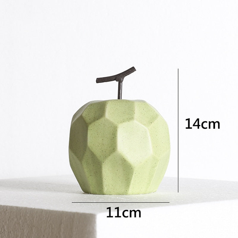 Frutas decorativas linha Nórdic - em cerâmica