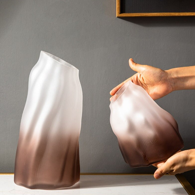 Vasos em vidro Natuzzi - 03 Tamanhos