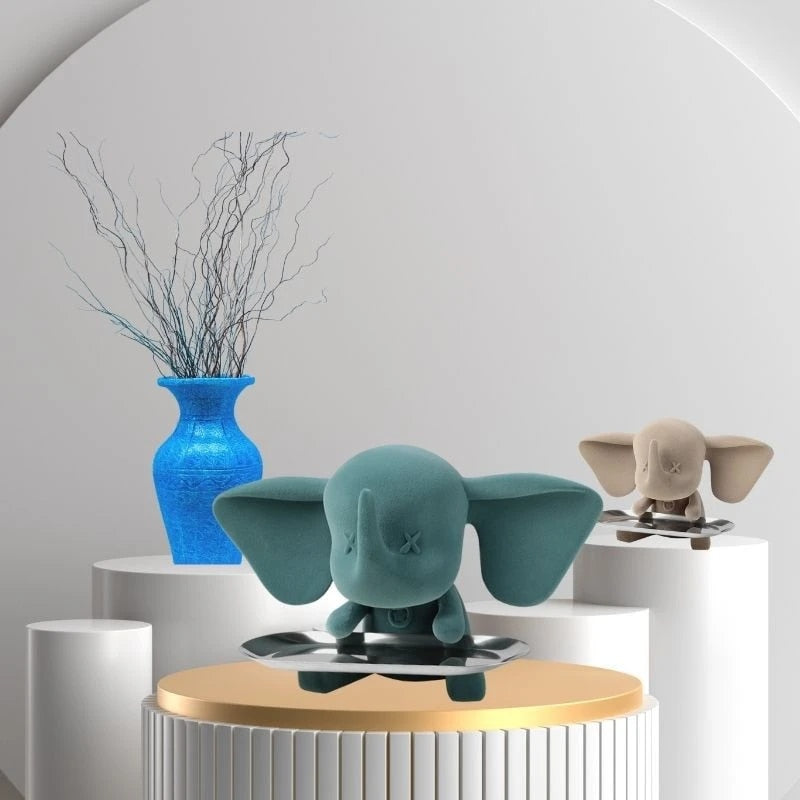 Porta objetos Dumbo - revestimento em veludo