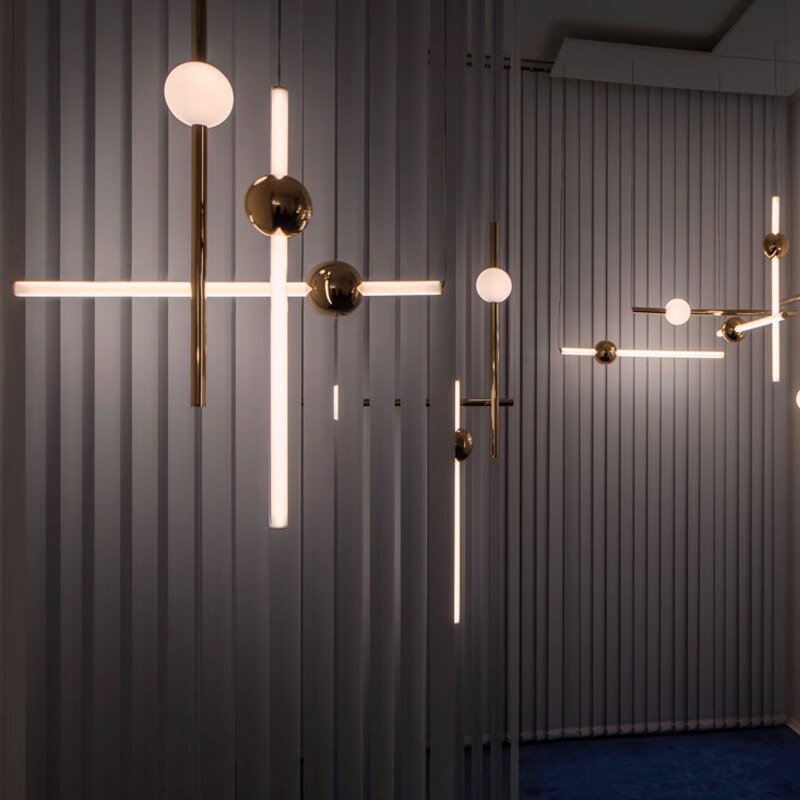 Pendentes Filadélfia Gold - Design moderno