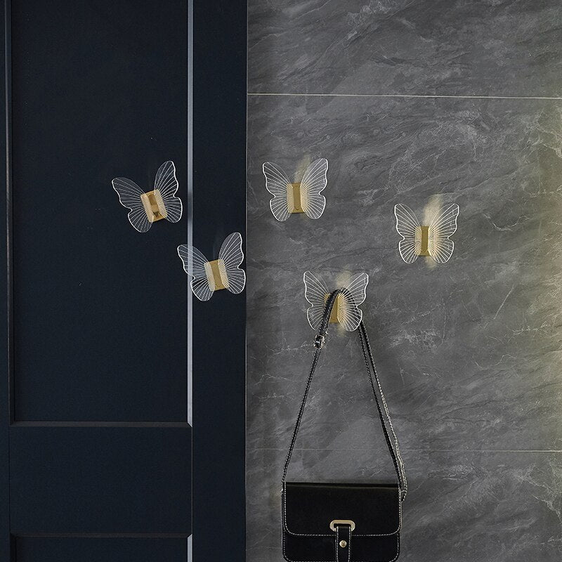 Penduradores Borboleta - Alumínio & acrílico