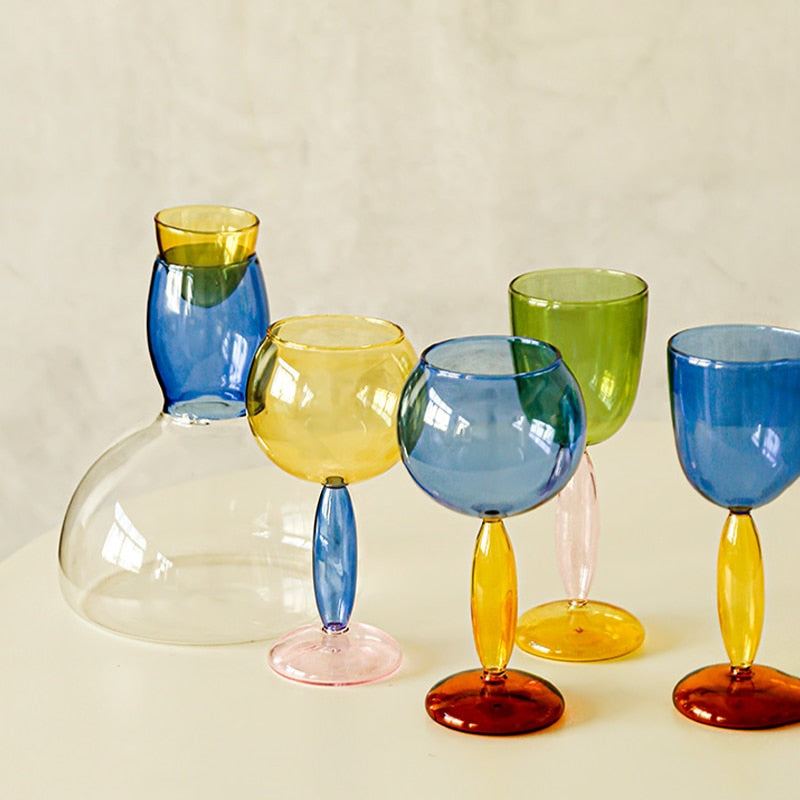 Decanter & Taças Moscato - design moderno