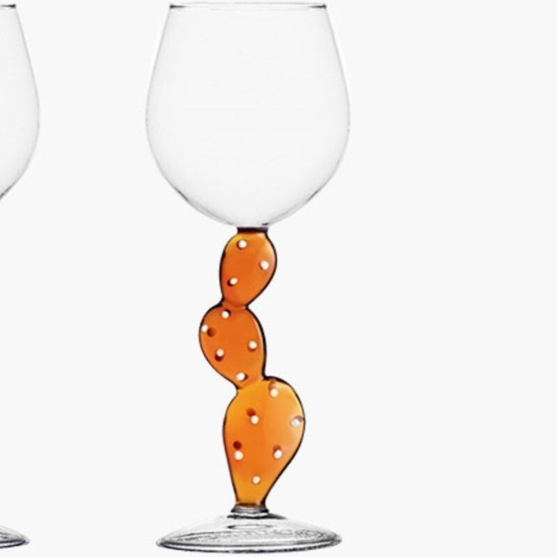 Taças em vidro Cactus - Jogo 2 ou 4pcs