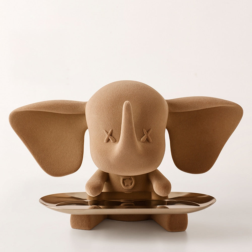 Porta objetos Dumbo - revestimento em veludo