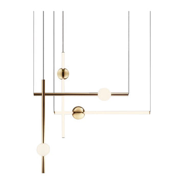 Pendentes Filadélfia Gold - Design moderno