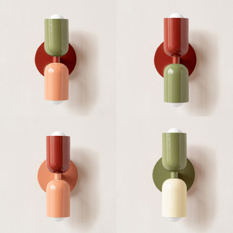 Arandelas Pantone - design moderno