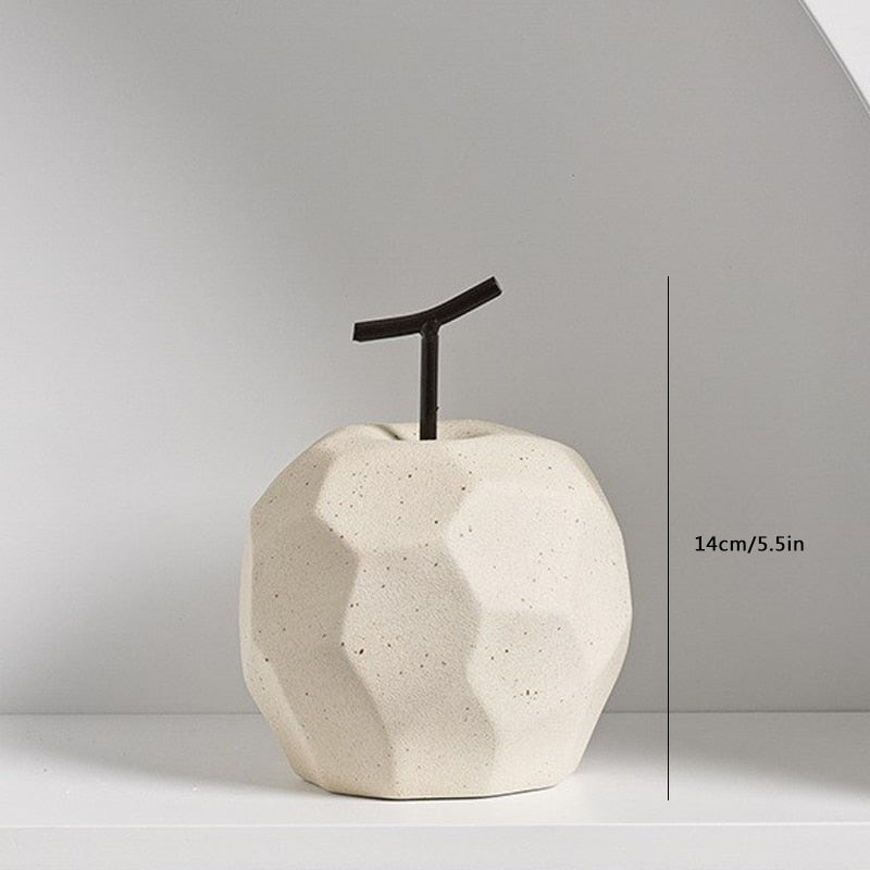 Frutas decorativas linha Nórdic - em cerâmica