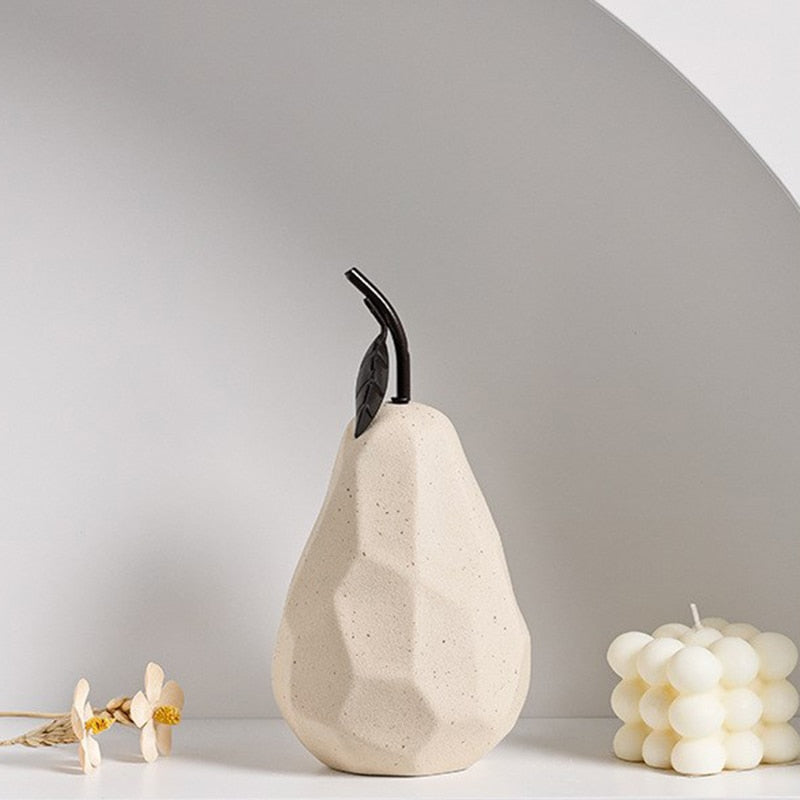 Frutas decorativas linha Nórdic - em cerâmica