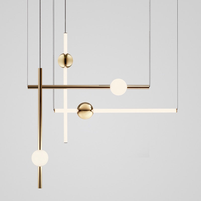 Pendentes Filadélfia Gold - Design moderno