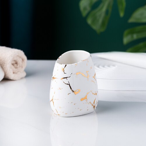 Acessórios para banheiro Marmorizado - 03 Cores