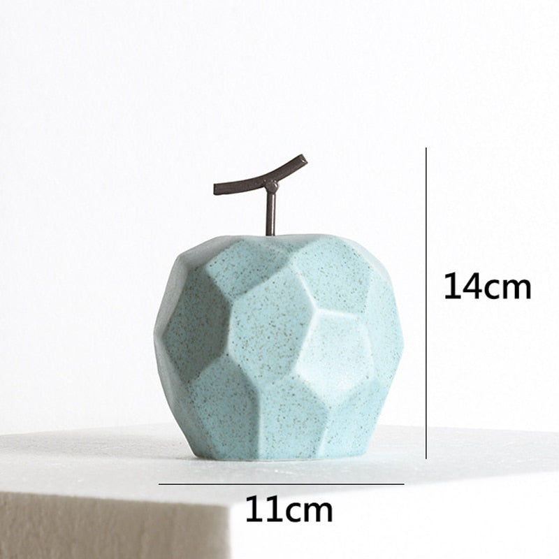 Frutas decorativas linha Nórdic - em cerâmica