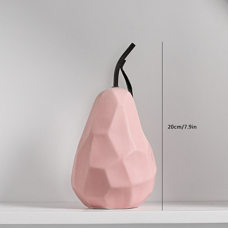Frutas decorativas linha Nórdic - em cerâmica