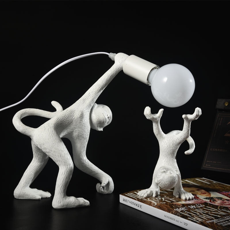 Luminária criativa 2pcs Monkey - design contemporâneo
