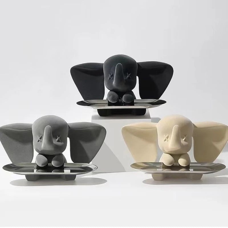 Porta objetos Dumbo - revestimento em veludo