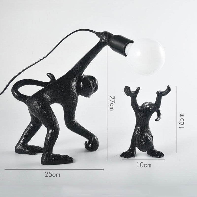 Luminária criativa 2pcs Monkey - design contemporâneo