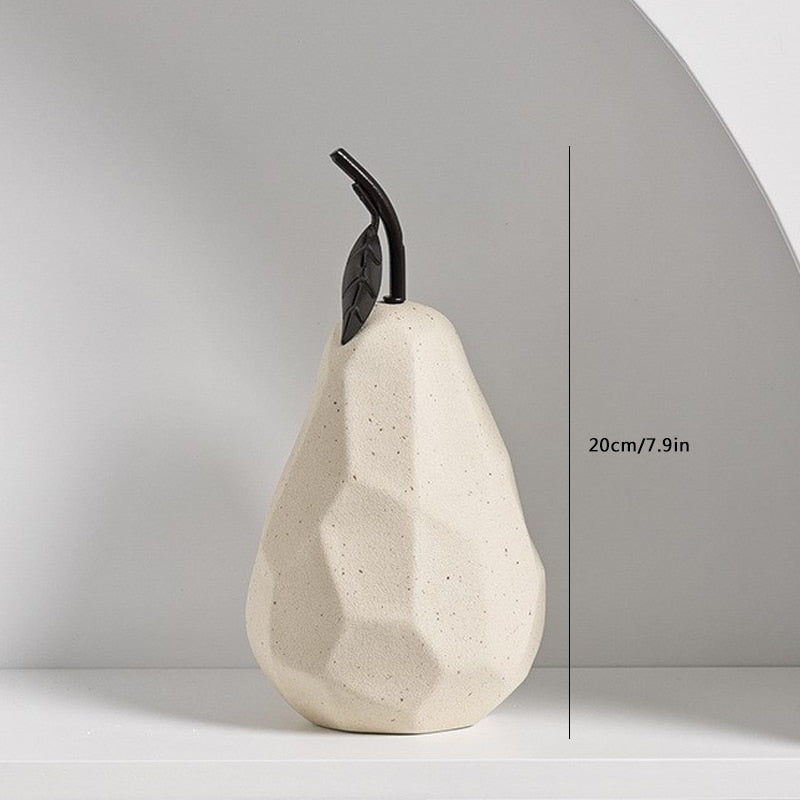 Frutas decorativas linha Nórdic - em cerâmica