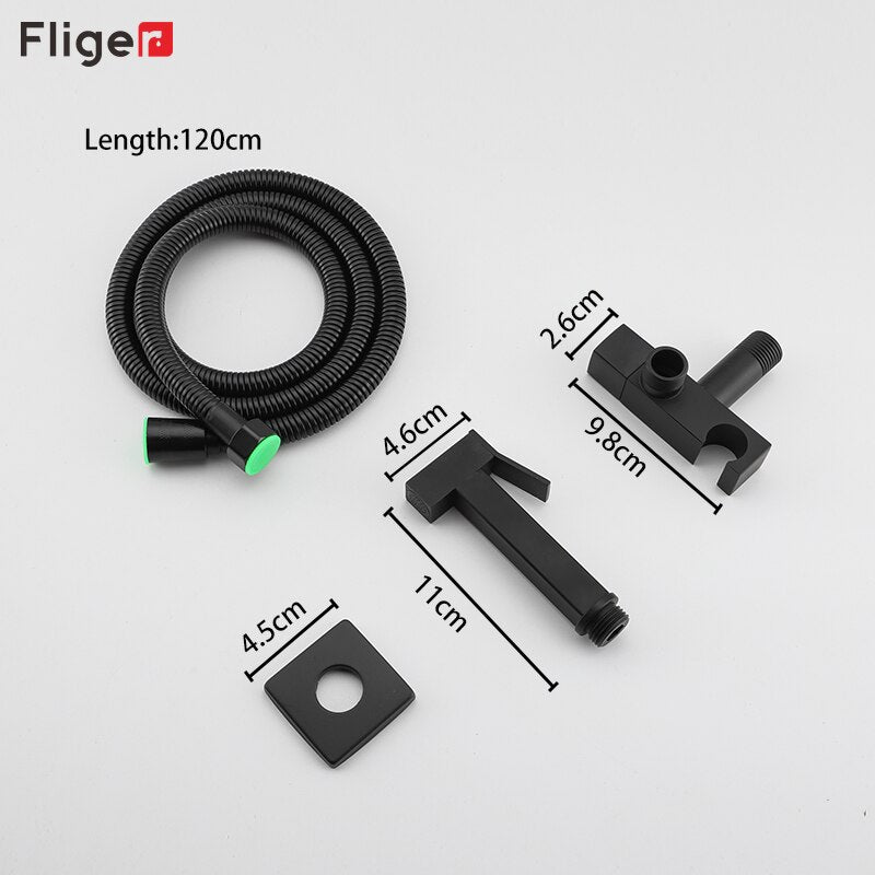 Ducha higiênica com registro