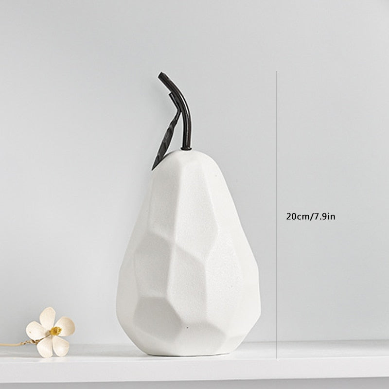 Frutas decorativas linha Nórdic - em cerâmica