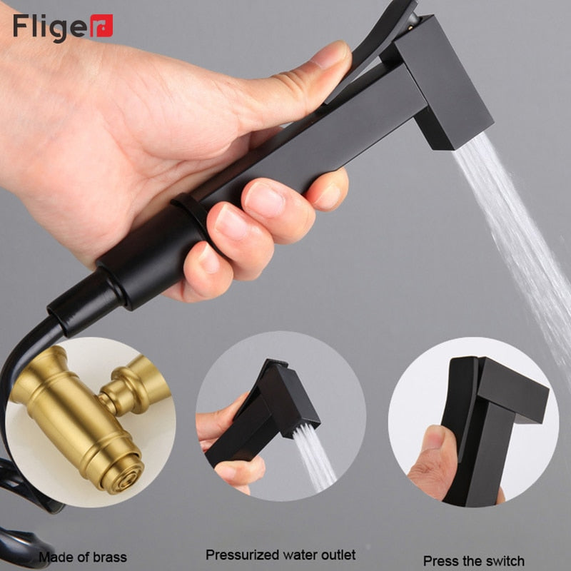 Ducha higiênica com registro