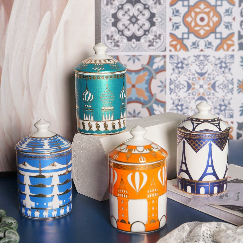 Potes decorativos Turquia - em porcelana